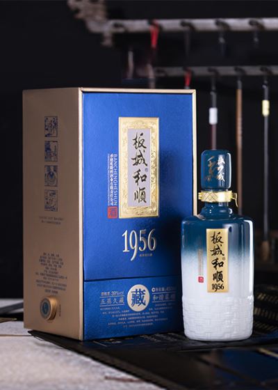 板城和順 1956 39度 450ml 低度 濃香型白酒 純糧食白酒 單瓶裝（450ML*1瓶）