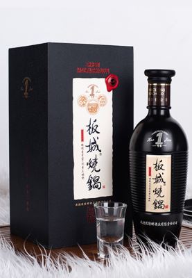 板城燒鍋酒 壹號窖 38度 500ml 低度 濃香型白酒 純糧食白酒 單瓶裝(500ml*1瓶 )