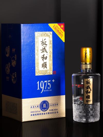 板城板城和順 1975+ 38.5度 550ml 低度 濃香型純糧食白酒 一瓶裝