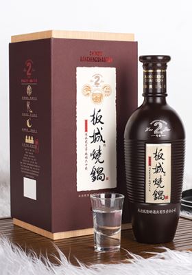 板城燒鍋酒 貳號窖 500ml 38度 低度 濃香型白酒 純糧食白酒 單瓶裝(500ml*1瓶 )